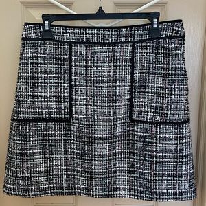 Loft Multi Tweed Skirt